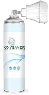 Anilom Oxygen Portable Cylinder 12 Litre | 250 Pumps Instant Recovery From Low Oxygen Levels In Emergency | High Altitude | Exercising | High Pollution_Mountain | First Aid | Yoga Companion