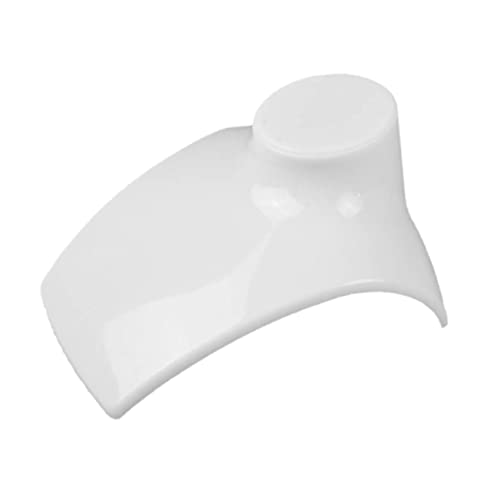 Ipetboom 2Pcs Necklace Display Stand Holder for Showcase Durable Jewelry Organizer Rack for Earrings and Pendants Elegant White Design for Home and Retail Settings