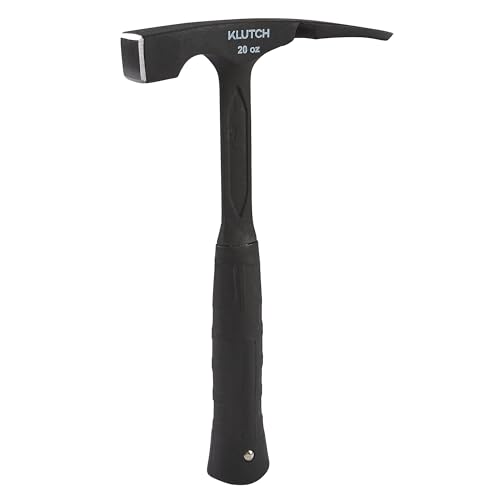 Klutch 1-Piece Brick Hammer, 20 Oz., 6in.L Handle