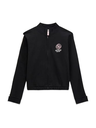GUESS Girls' Eco Long Sleeve Zip-up Sweatshirt