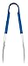 Dexter-Russell (91509) - 9 1/2" Heavy Duty Utility Tong with Stainless Steel Tips and a Cool Blue? Silicone High Heat Handle