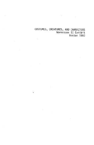 Cover of Costumes, Creatures, and Characters