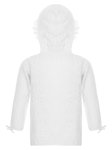 YiZYiF Toddler Kids Sun Protection Hoodie Baby Girls Sunscreen Clothing Button Lightweight UV Shirt4