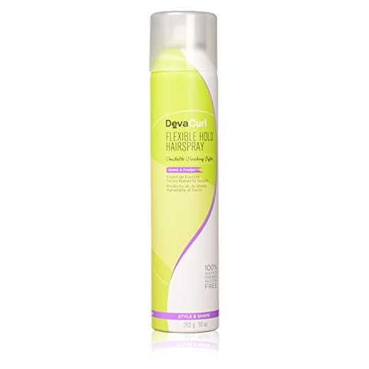 DevaCurl Flexible Hold Styling Hairspray, 10oz