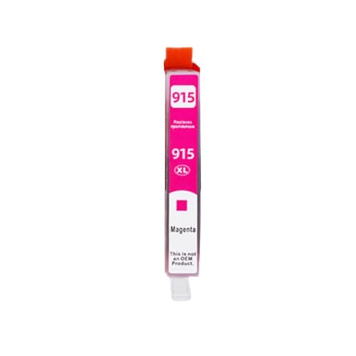 Cartouche encre compatible 915XL résolvant les pannes de rouge sur OfficeJet 8020