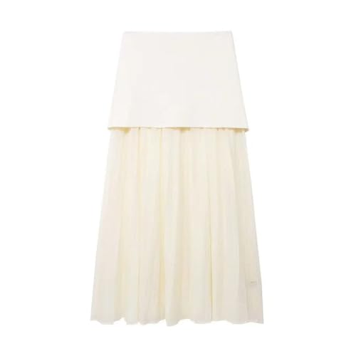 Conjunto de 2 piezas elegante para tus planes de fin de semana con falda y chaleco de punto 6