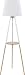 Produktbild Stehlampe Creme Weiß Holz 148cm 3-beinig E27 Trichter Stoffschirm Skandinavisches Design Stehleuchte Standleuchte