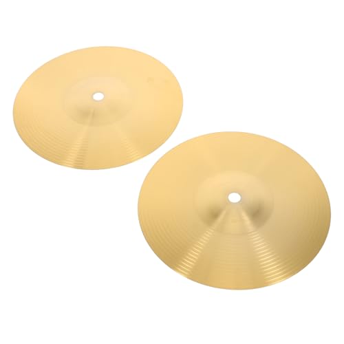 Levemolo Drum Cymbals Set of 2 8 Inch Splash Cymbals Metal Construction for Jazz Drum Sets