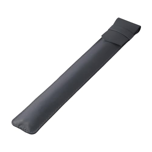 Perfk ドラムスティック収納袋ドラムスティックレザーケースポータブルドラムスティックホルダードラムスティックポーチクラブ旅行ソロパーティーミュージシャン用, 黒