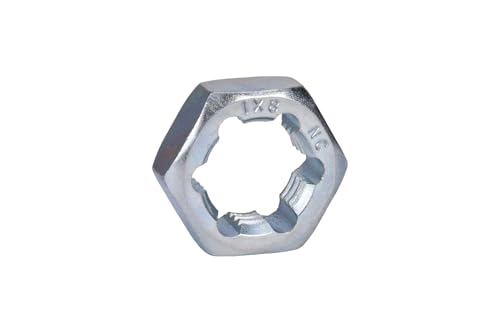 Image of Century Drill & Tool 92919 Fractional Right Hand Rethreading Die, 1-8 NC | 1-1 /2 inch across flats, external thread cutting, thread restoration