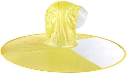 malkoha Unisex 2-in-1 UFO Raincoat Hat Umbrella Handsfree-picture-11