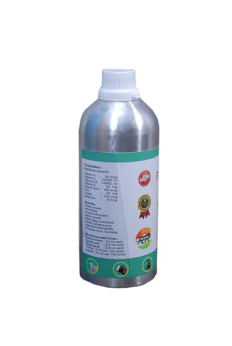 KAKA HARI Vitamin H-A Feed Supplement for Cow,Buffalo,Birds and Other Animals (1000 ml), 1 Piece