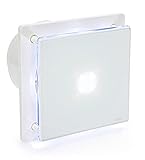 Photo Gallery sterr ventilatore da bagno bianco 150 mm con led - ventilatore da bagno - frontale in vetro - aspetto moderno - bfs150l - 25 w Photo Gallery sterr ventilatore da bagno bianco 150 mm con led - ventilatore da bagno - frontale in vetro - aspetto moderno - bfs150l - 25 w