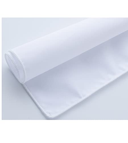 Image of 3-Pk Mens Cotton White Pocket Square with Color Border(10 Colors)
