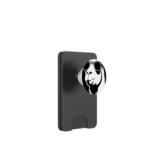 Funny Llama - Gafas de sol con llamas geniales PopSockets PopWallet para MagSafe