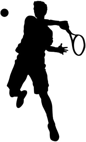 Tennis Wall Decal Sticker 36X58 cm para decoración miniatura 1