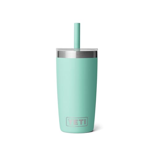 Image of YETI Rambler Jr. 10 Oz Tumbler with Silicone Straw Lid