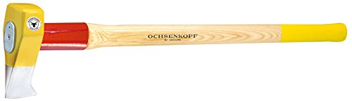 Ochsenkopf OX 635 H-3009 1707663 Holzspalthammer mit Stiel, Rotband-Plus, 3000 g