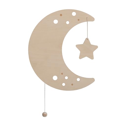 Baby's Only - Applique murale lune Wonder - Marron - 30x25 cm