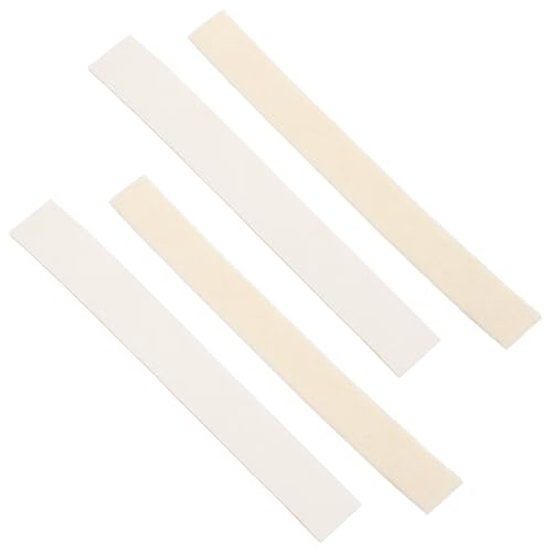 HEATSHAKING 4個 管楽器用自粘着フェルトパッド クラリネット フルート トロンボーン対応 耐久性衝撃吸収 音質向上 練習用消音パーツ