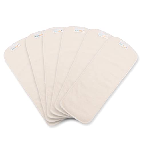 Image of ALVABABY 6PCS Cloth Diaper Inserts 4-Layers Super Soft Inserts for Cloth Diapers Covers 6MB