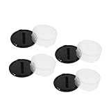 Rangement spacieux : conçu pour contenir 25 disques, ce seau de rangement offre suffisamment d'espace pour organiser votre collection de disques, de la musique aux films et aux jeux, organisateur de cd, étagères de dvd