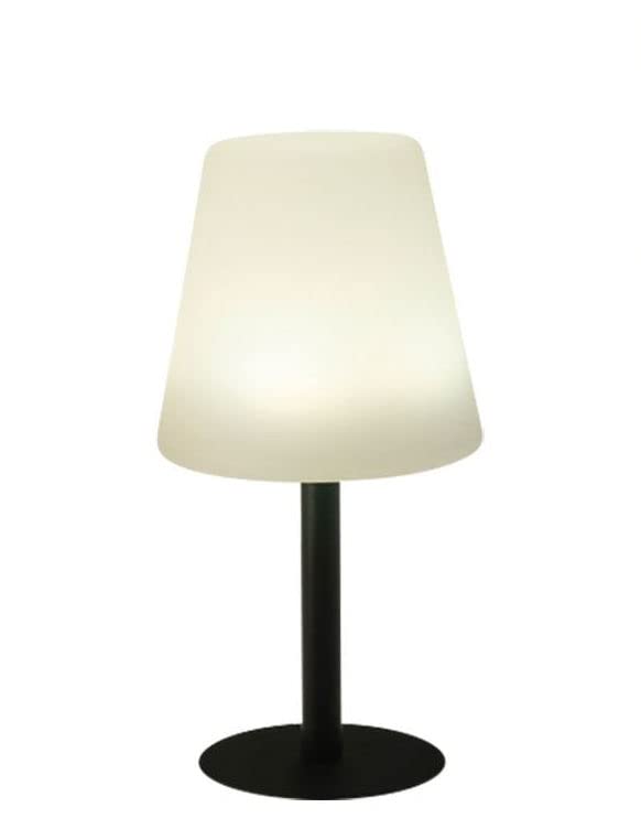 Spetebo Lampe de table solaire LED avec 6 couleurs lumineuses – 30 x 15 cm – Lampe de jardin avec mode changement de couleur – Pour jardin, balcon, nuit,...