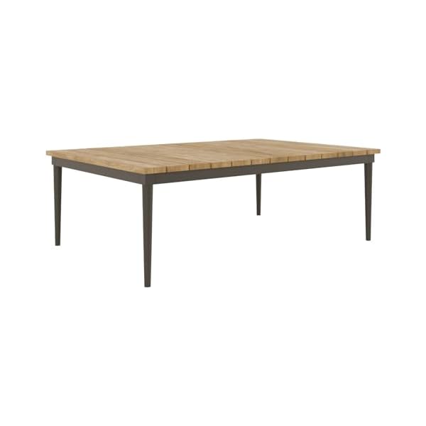 OUTLIV. Monet Loungetisch Aluminium Teak