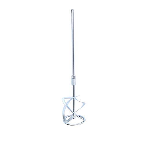 BESTONZON Paint and Mud Mixer Stirring Rod Agitator Arm Mixing Rod for Chemical Food Coating(High carbon steel/580x120mm)