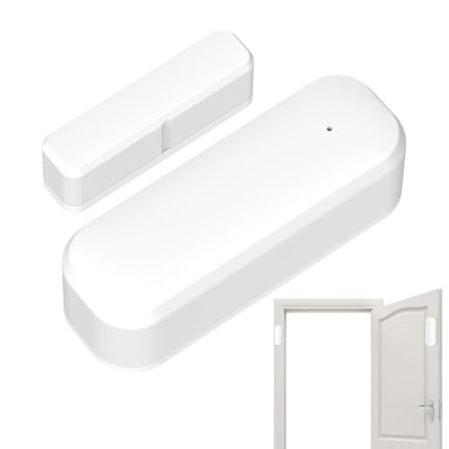 Sensor De Puerta, Comodidad Inalámbrica, 7x3,1x1,5 Cm, Sensor De Ventana Magnético, Detector De Seguridad Inalámbrico, Uso Versátil, Para Entradas Y Habitaciones