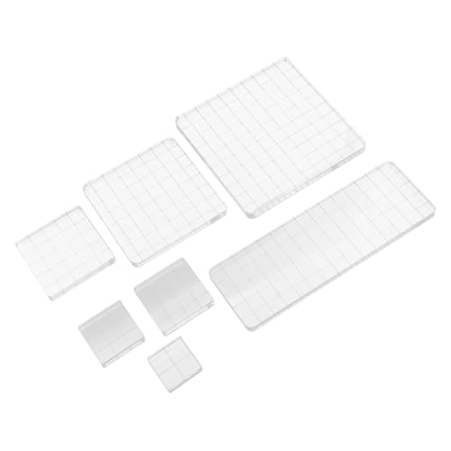 LIFKOME Acrylic Stamp Blocks Set Changeable Stamps Handle for DIY Journaling Scrapbook Invitations