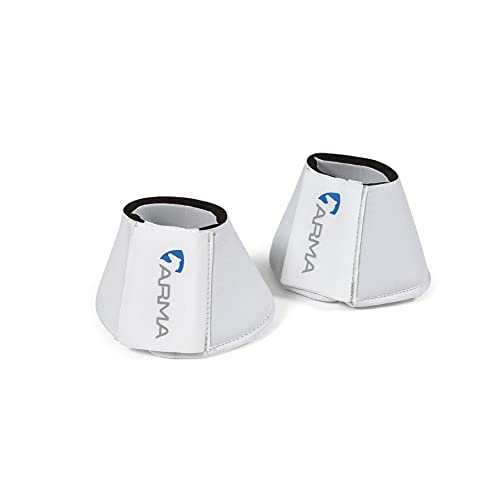 Shires Arma Neoprene Over Reach Boots White Full