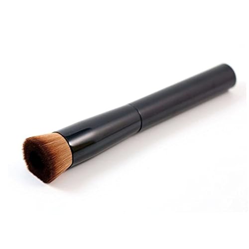 FRCOLOR Foundation Makeup Brushes Beauty Tool Wooden Handle Soft Hair Perfect for Liquid Foundation Women