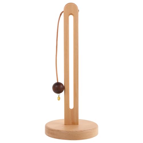 MOTHNUR ?木製キッチンペーパーホルダー 縦置き省スペース設計 木製紙タオルスタンド 片手切り可能 台所や浴室に シンプルでモダンな収納