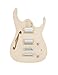 Fistrock DIY Electric Guitar Kit Beginner Kit 6 String Right Handed with Flamed Maple Veneer Top Basswood Body Hard Maple Neck Rosewood Fingerboard Chrome Hardware Build Your Own Guitar.