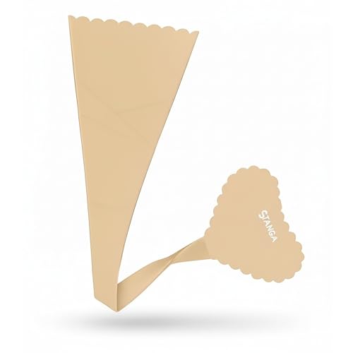 Shibue European Stanga C-String Thongs for Women - Washable Adhesive Thong without Straps, Invisible Panties - Invisible Underwear for Women (Nude - Size L)