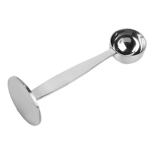 Cuillère à Café Doseur, Cuillère Doseuse à Café Espresso en Acier Inoxydable, Cuillère à Mesurer Café et Presse à Café, Presseur Café Cuillère à...