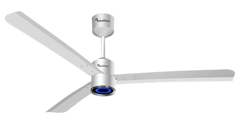 Image of Khaitan Buddy - 1200mm BLDC Ceiling Fan with Remote | 5 Star Rated | Durable & Long-lasting | Energy Saving | 3-Years Warranty | Pack of 1 | White