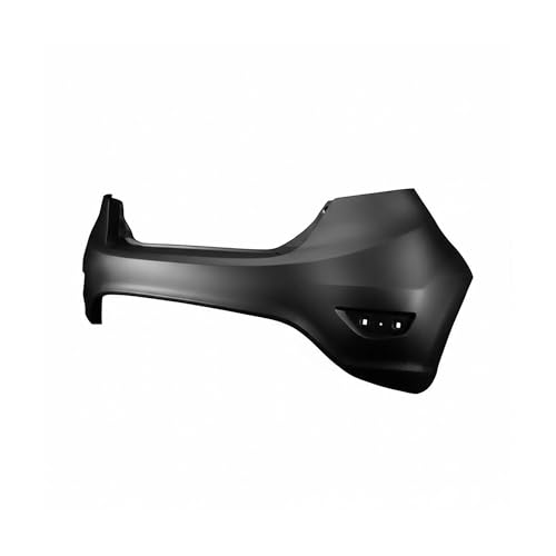 Image of FitParts Compatible with Ford Fiesta 2011-2016 Rear Bumper Cover | Without Parking Sensor Holes, OEM D2BZ17906AA, FO1100701