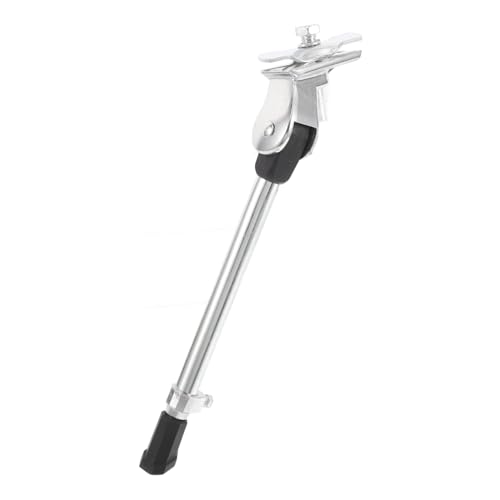 NUOLUX 2個 山地車用メタルキックスタンド 軽量耐久 安定サポート付き ユニバーサルフィット 自転車サイドスタンド キッズバイク対応 駐輪