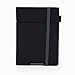 KOKUYO Systemic Cover Notebook, with One A5, B 6mm Ruled, 28 Lines, 50 Sheets, Twin Ring Edge Title Notebook, Black, Japan Import (NO-685B-D)