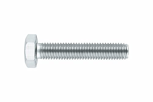 Vis métrique M12 x 60 mm filetée entièrement boite de 100 vis à tête hexagonale