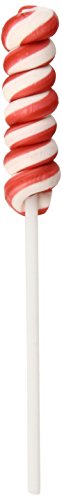 Yumjunkie Tesla's Tiny Twist Pops, Red and White, 48 Count