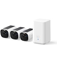Eufy Security by Anker, eufyCam 2C Wireless Surveillance Camera solar panel, 180 Days Battery Life, 1080p HD, IP67 Weatherproof, Night Vision, Compatible with Alexa, No Monthly Fees