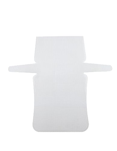 Kit com 3 TELAS PLASTICO 22.8x13cm - CIRCULO - BRANCA