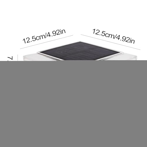 Luz solar para postes: iluminación impermeable para evitar zonas oscuras en la entrada 5