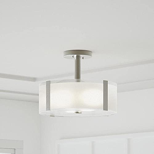 Home Decorators Collection 3-Light Polished Chrome Semi Flush Mount #TOP1
