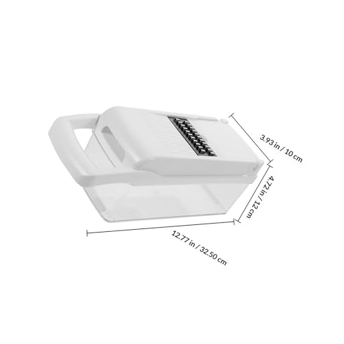 Cortadora multifuncional de alimentos y rallador 15 piezas blanco miniatura 2