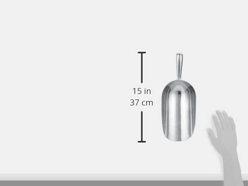 Kerbl 29797 Aluminium-Abwiegeschaufel 1600 g, runde Ausführung