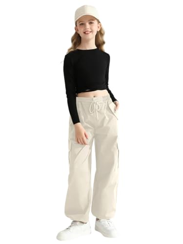 Image of TAGAS Cargo for Girls|Joggers for Girl| Cotton Cargo for Girls |girlscargo Lower|Relaxed Trouser(GC-45)